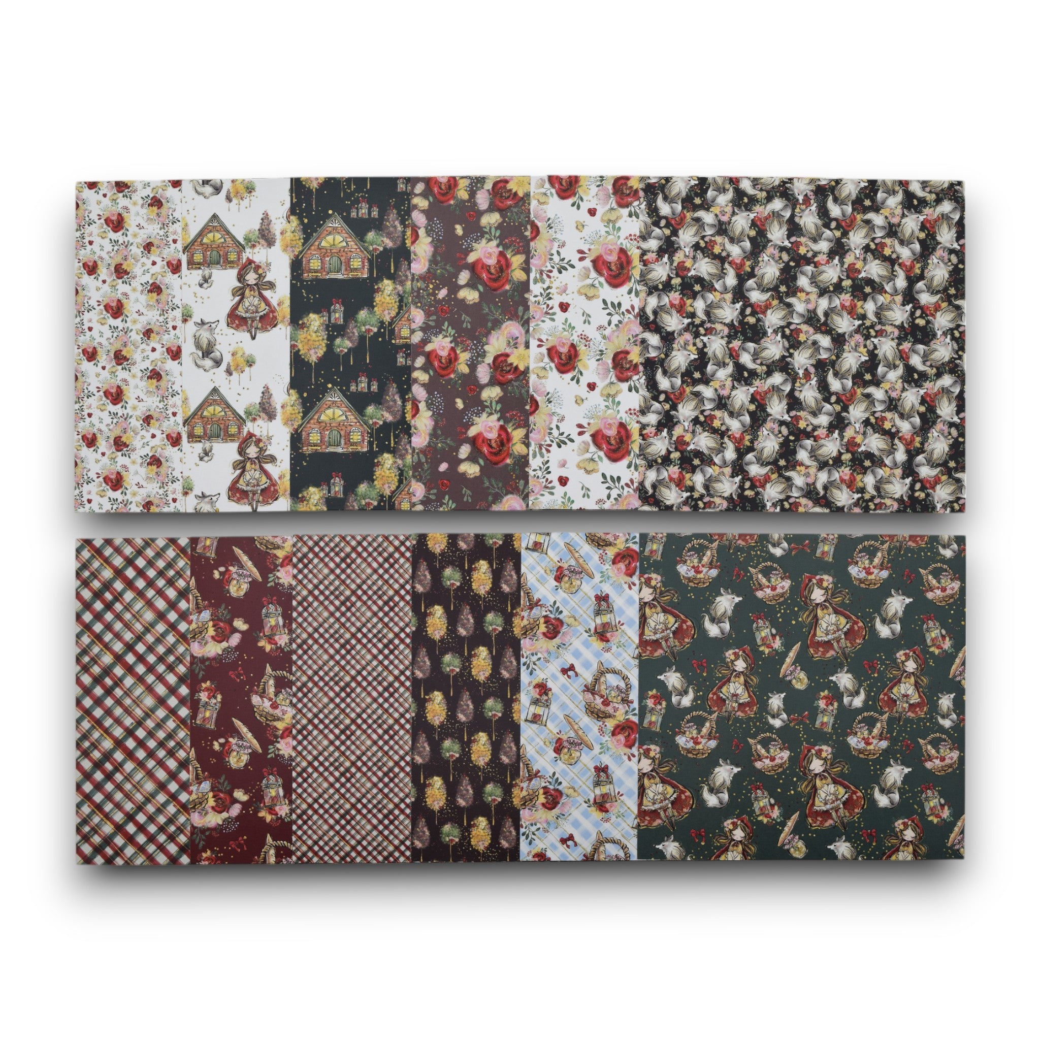 Ruby Red 6x6 Patterned Paper Pack